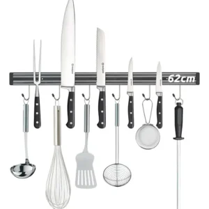 Set de Utensilios en Acero con Base Magnética